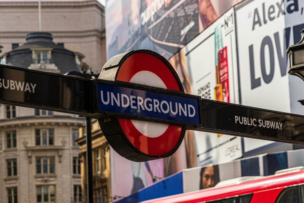 Piccadilly Circus Underground Advertising