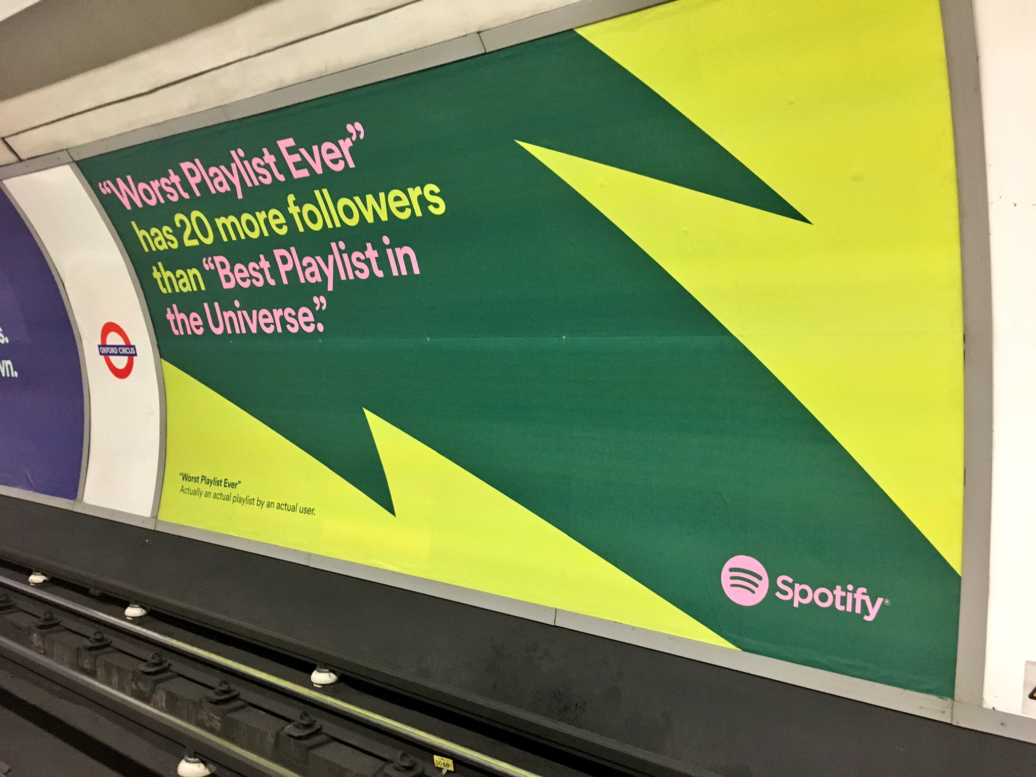 Spotify London Underground Advertising