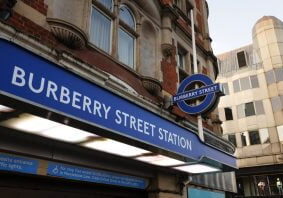 Burberry Street London Underground Advertising Takeover