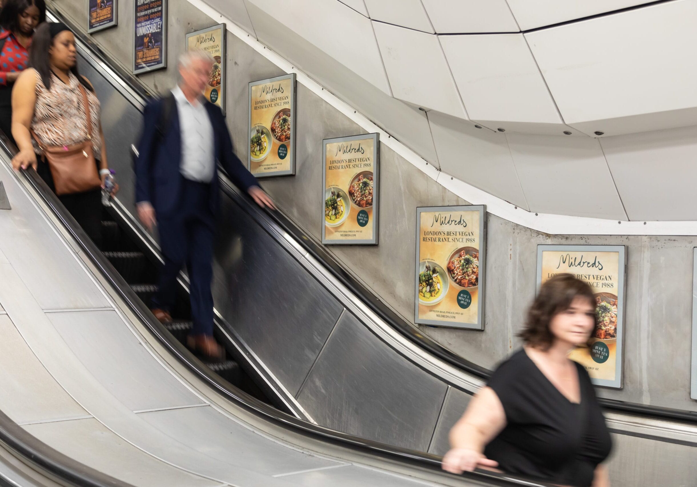 London Underground Escalator Advertising
