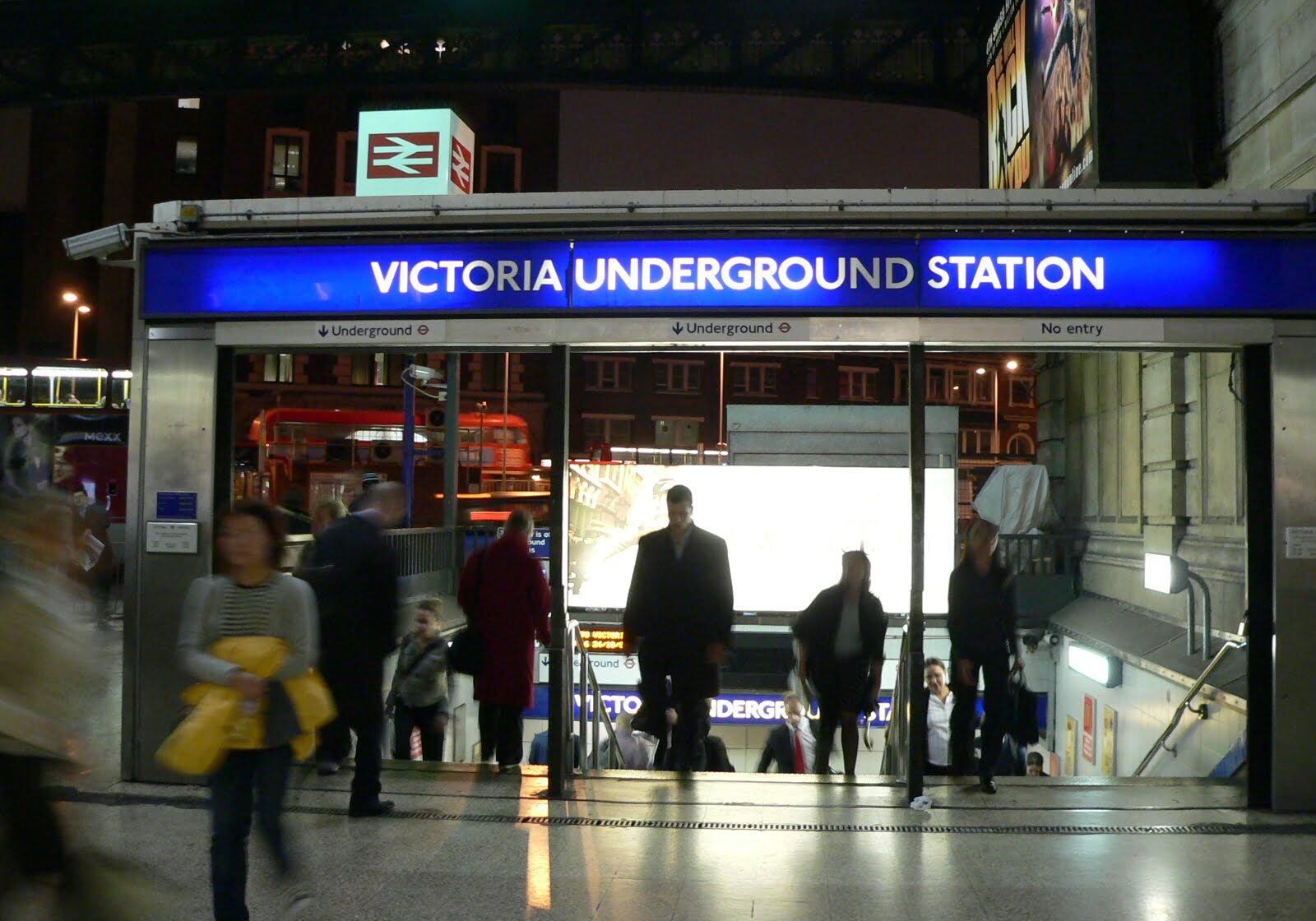 Victoria Underground Station Advertising